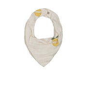 【STUDIO BOHEME】BANDANA BIB ABEL - OFF WHITE / LEMON