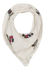 【STUDIO BOHEME】ABEL BANDANA BIB - ECRU / BLACKBERRIES