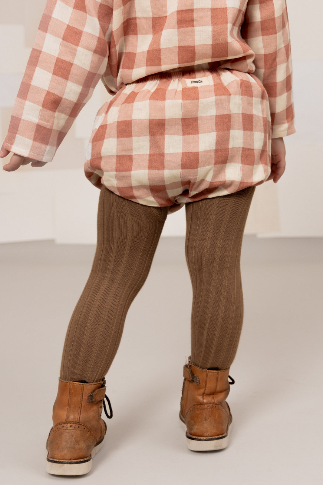 【STUDIO BOHEME】AMI BLOOMER - PINK GINGHAM