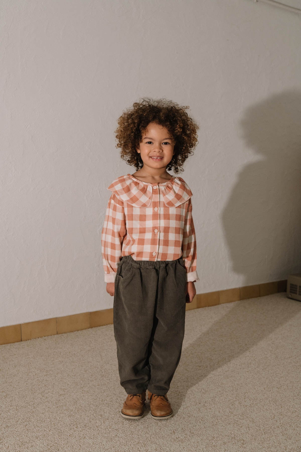 【STUDIO BOHEME】CARROT PANTS - DARK TAUPE