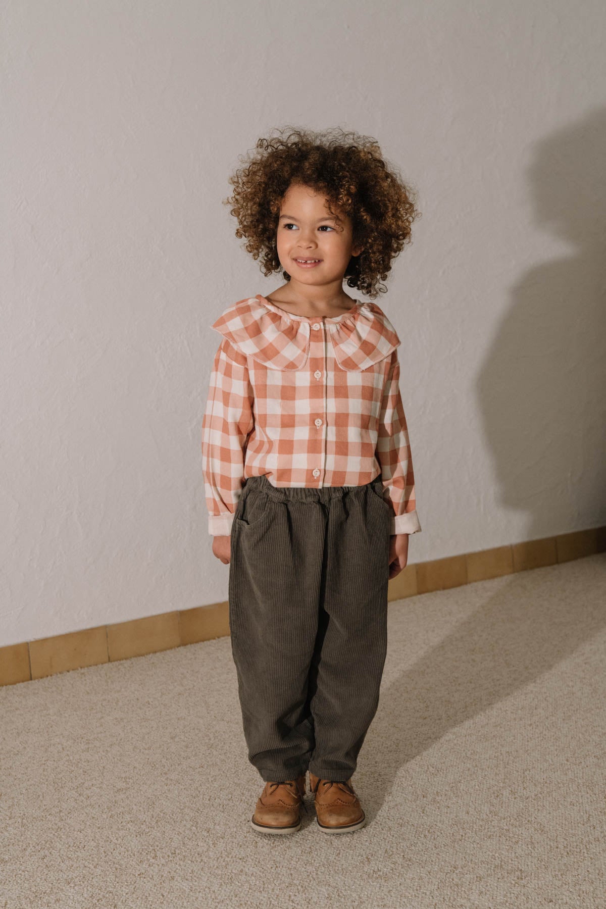 【STUDIO BOHEME】CARROT PANTS - DARK TAUPE