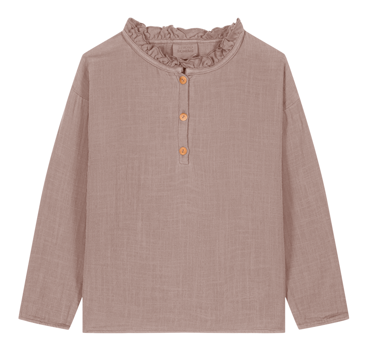 【STUDIO BOHEME】OLYMPE BLOUSE - LIGHT MAUVE