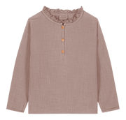 【STUDIO BOHEME】OLYMPE BLOUSE - LIGHT MAUVE