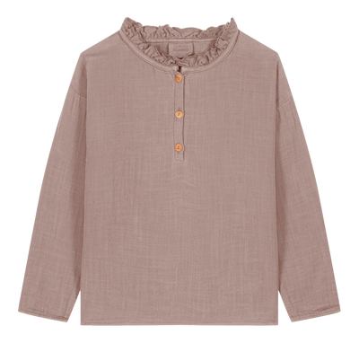 【STUDIO BOHEME】OLYMPE BLOUSE - LIGHT MAUVE