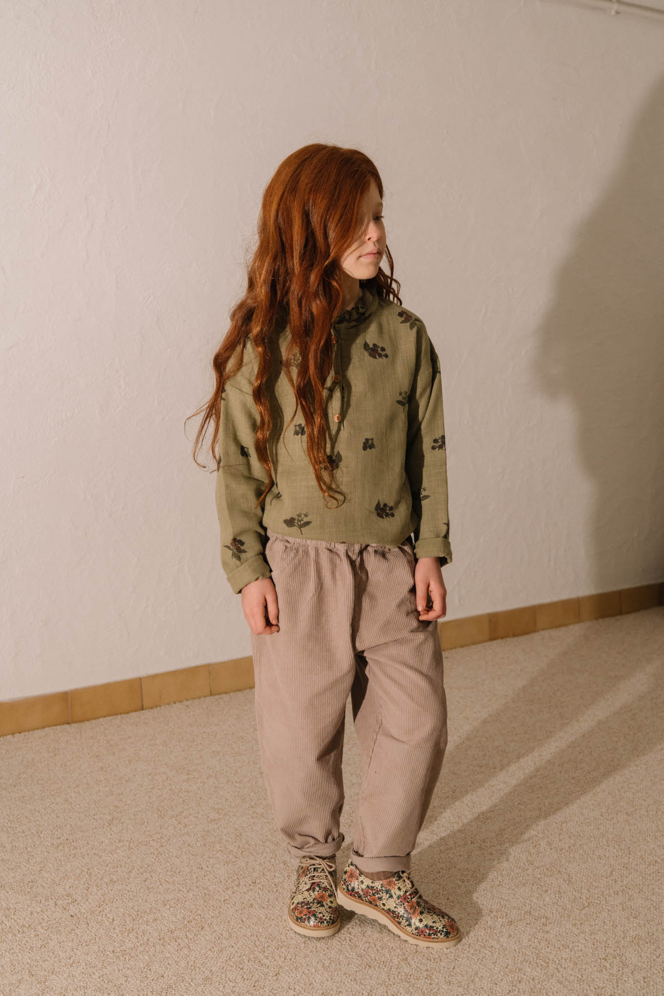 【STUDIO BOHEME】CARROT PANTS - LIGHT MAUVE