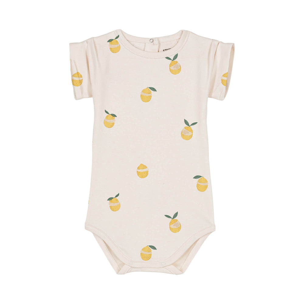 【STUDIO BOHEME】BODYSUIT BAMA - OFF WHITE / LEMON