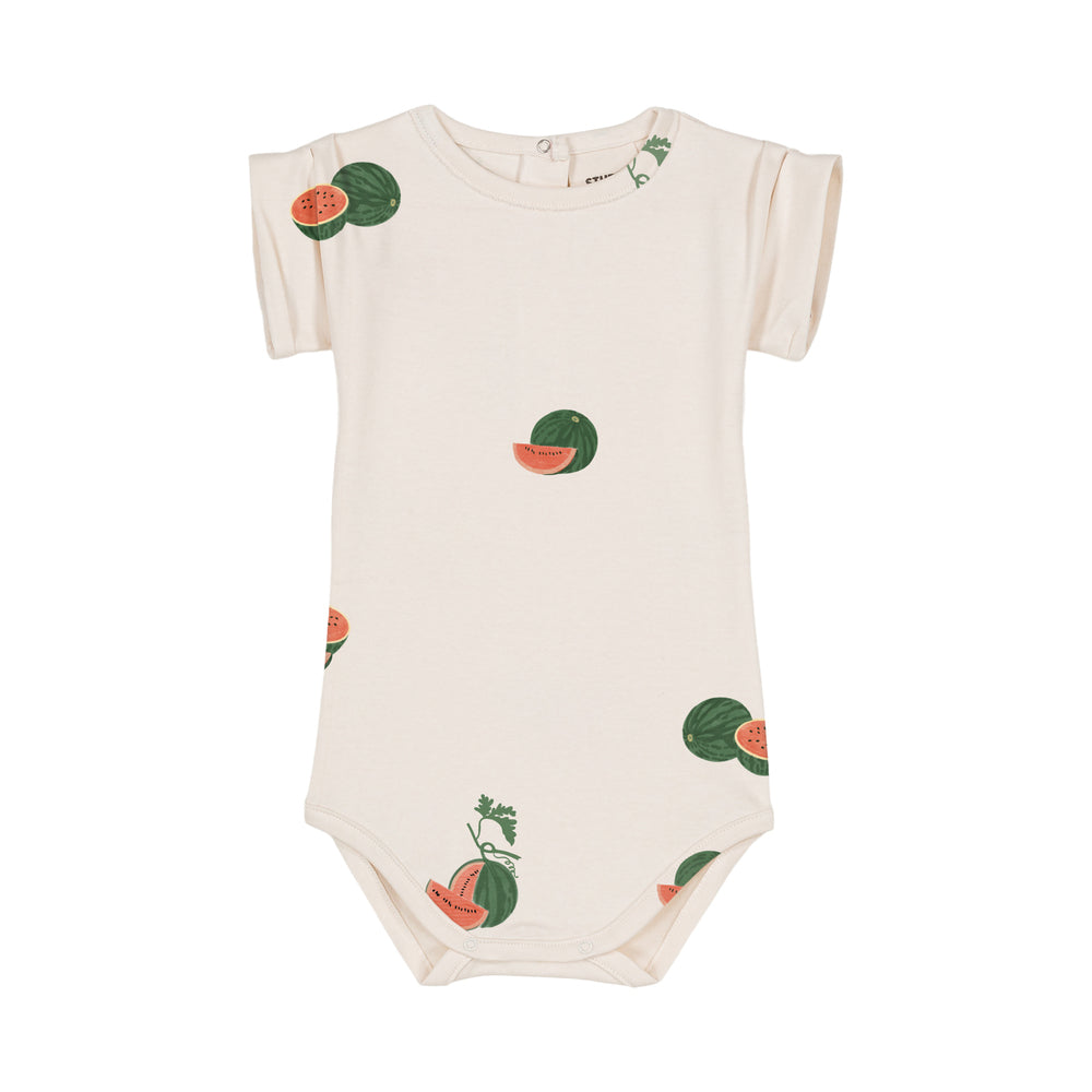 【STUDIO BOHEME】BODYSUIT BAMA - OFF WHITE / WATERMELON