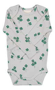 【STUDIO BOHEME】WOODY BODYSUIT - GREY / CLOVERS