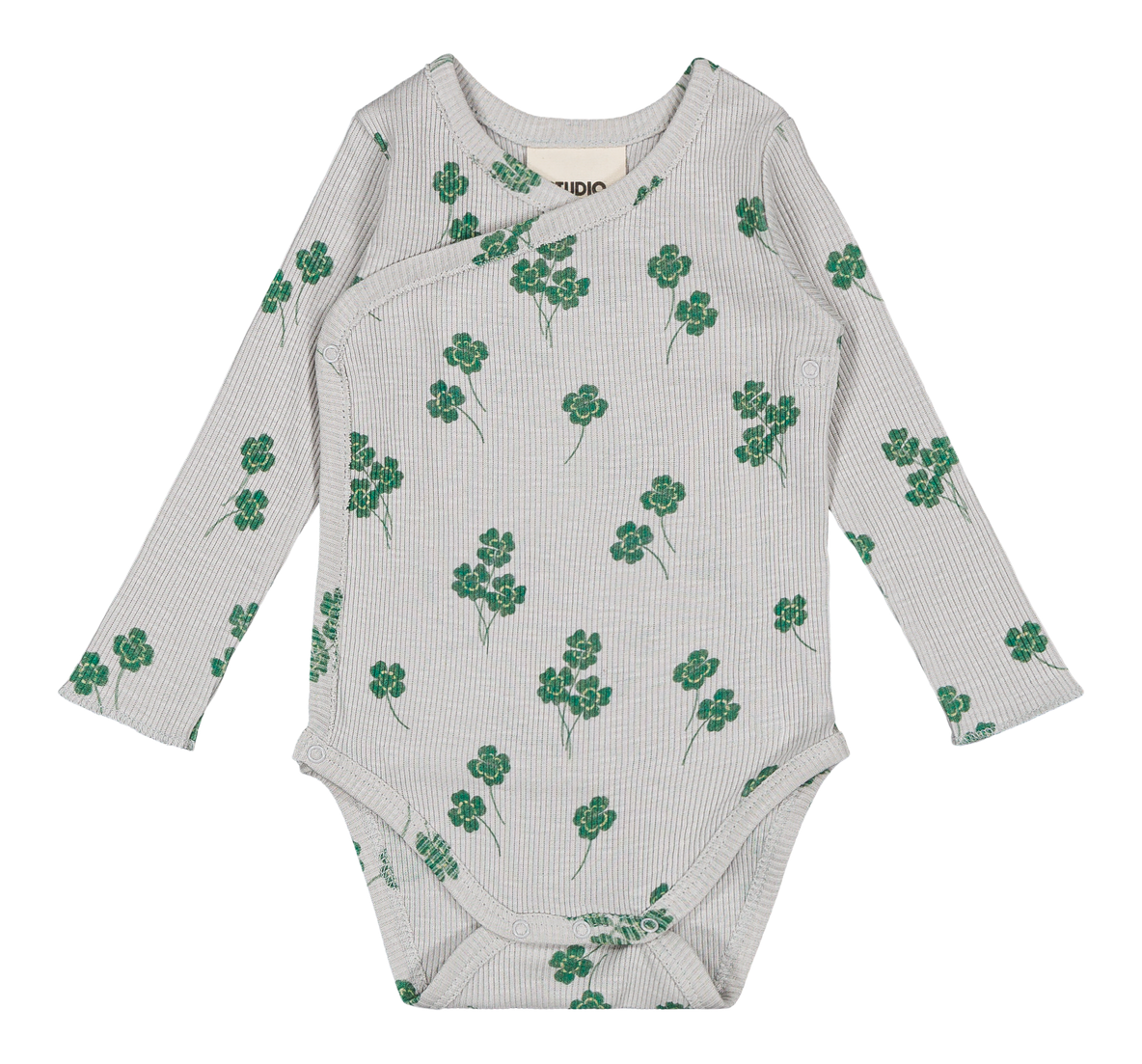 【STUDIO BOHEME】HOHO BODYSUIT - GREY / CLOVERS