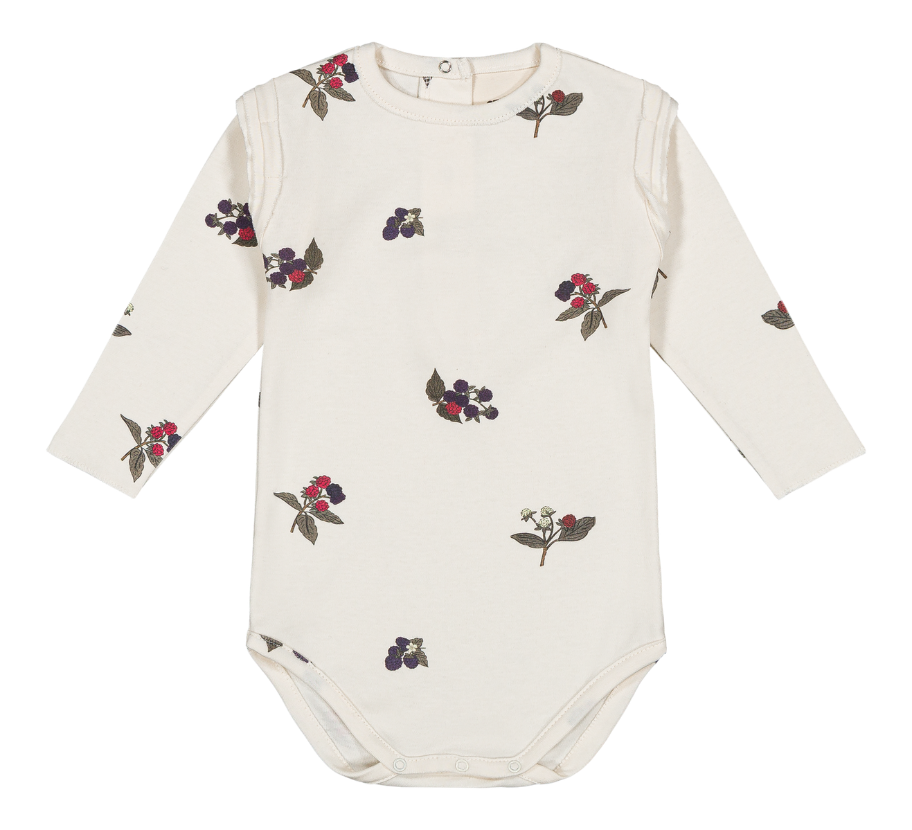 【STUDIO BOHEME】LALA BODYSUIT - ECRU / BLACKBERRIES