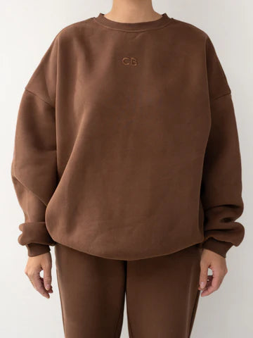 【cinnamon baby】Adult Pullover - Chocolate