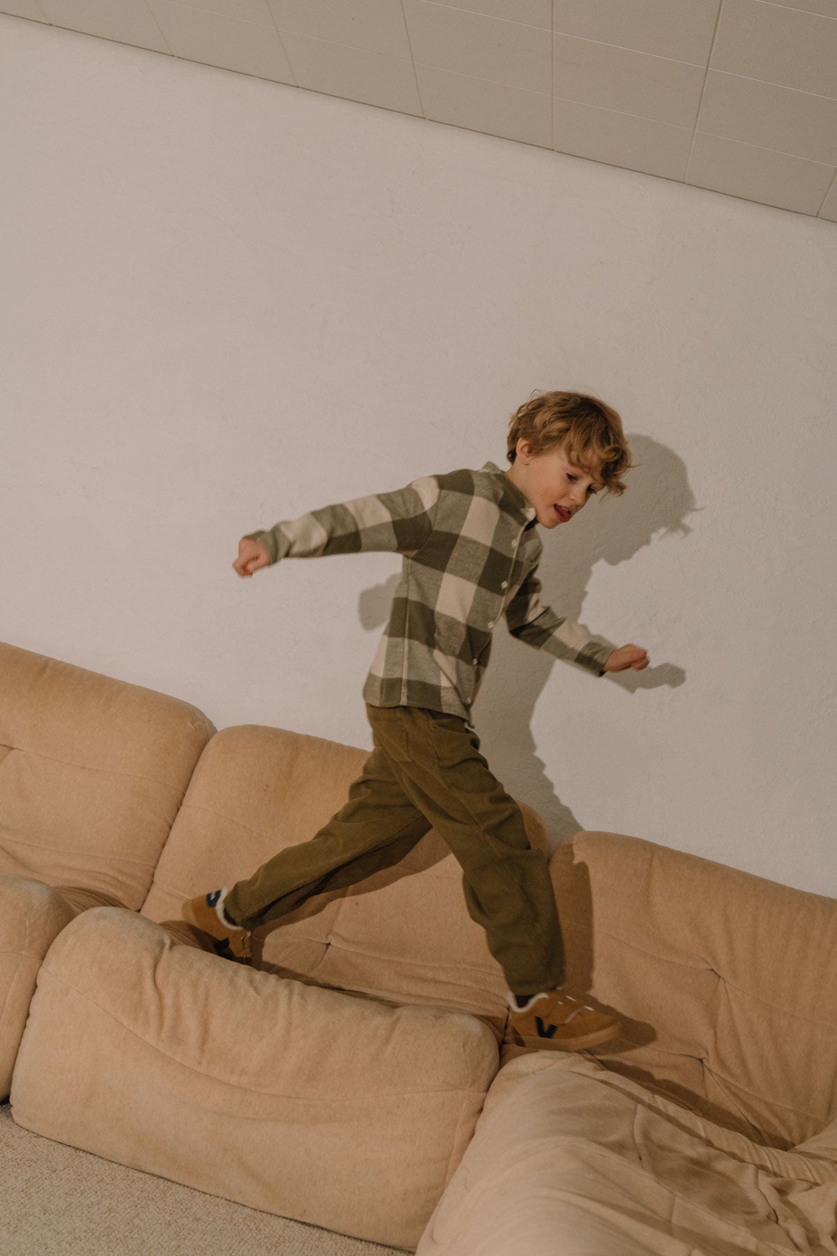 【STUDIO BOHEME】CARROT PANTS - GREEN NUTRIA