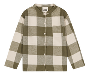 【STUDIO BOHEME】JIM SHIRT - KAKI GINGHAM