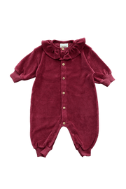 DROP2★【STUDIO BOHEME】IRIS JUMPSUIT - RASPBERRY