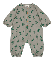 【STUDIO BOHEME】BIG PAPI JUMPSUIT - GREY / CLOVERS