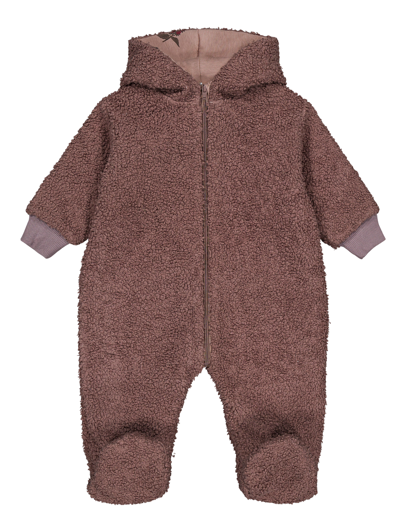 【STUDIO BOHEME】PACHA PILOT JUMPSUIT - MAUVE - print BLACKBERRIES inside