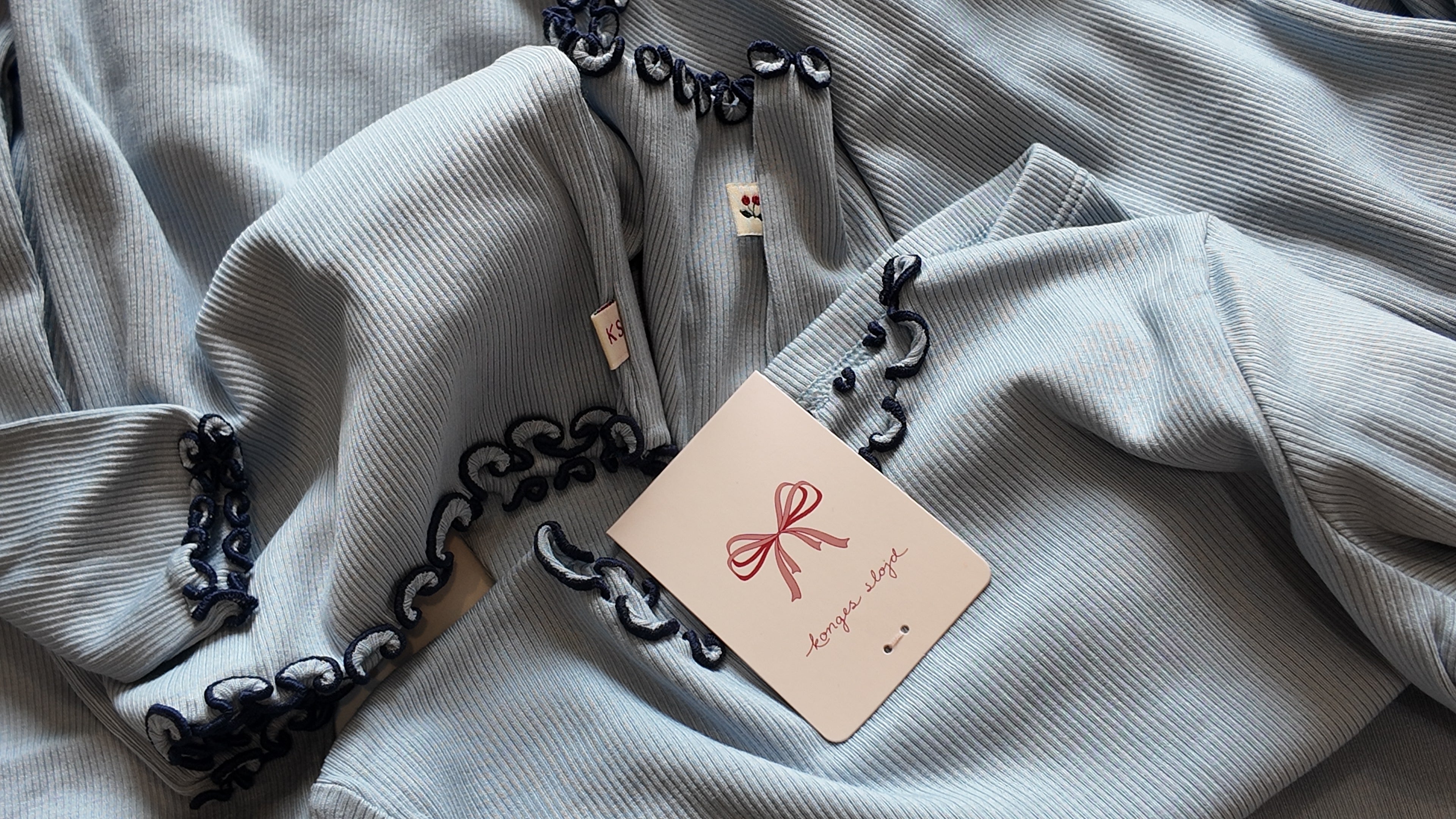 【Konges Sløjd】RIVI RIB SET OCS - BLUE FOG