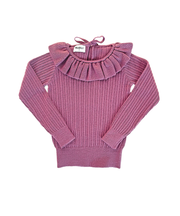 【MABLI】CASSIE SKINNY RIB - DAMSON