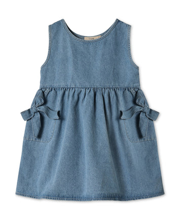 【Fliink】 DON DENIM SPENCER DRESS