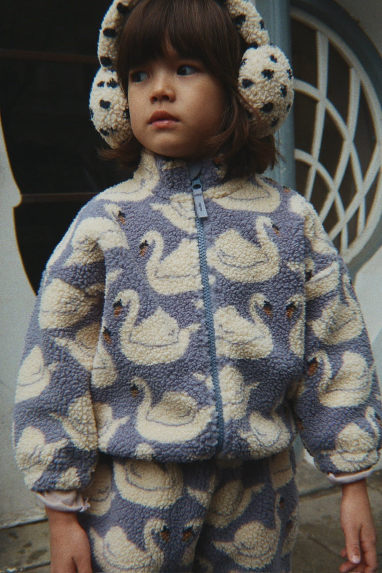 【Konges Sløjd】JODY TEDDY JACKET GRS - SWAN