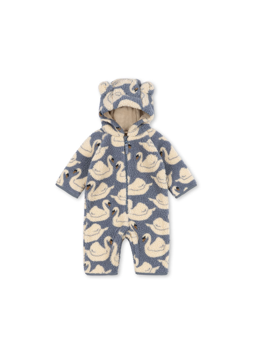【Konges Sløjd】JODY TEDDY ONESIE GRS - SWAN