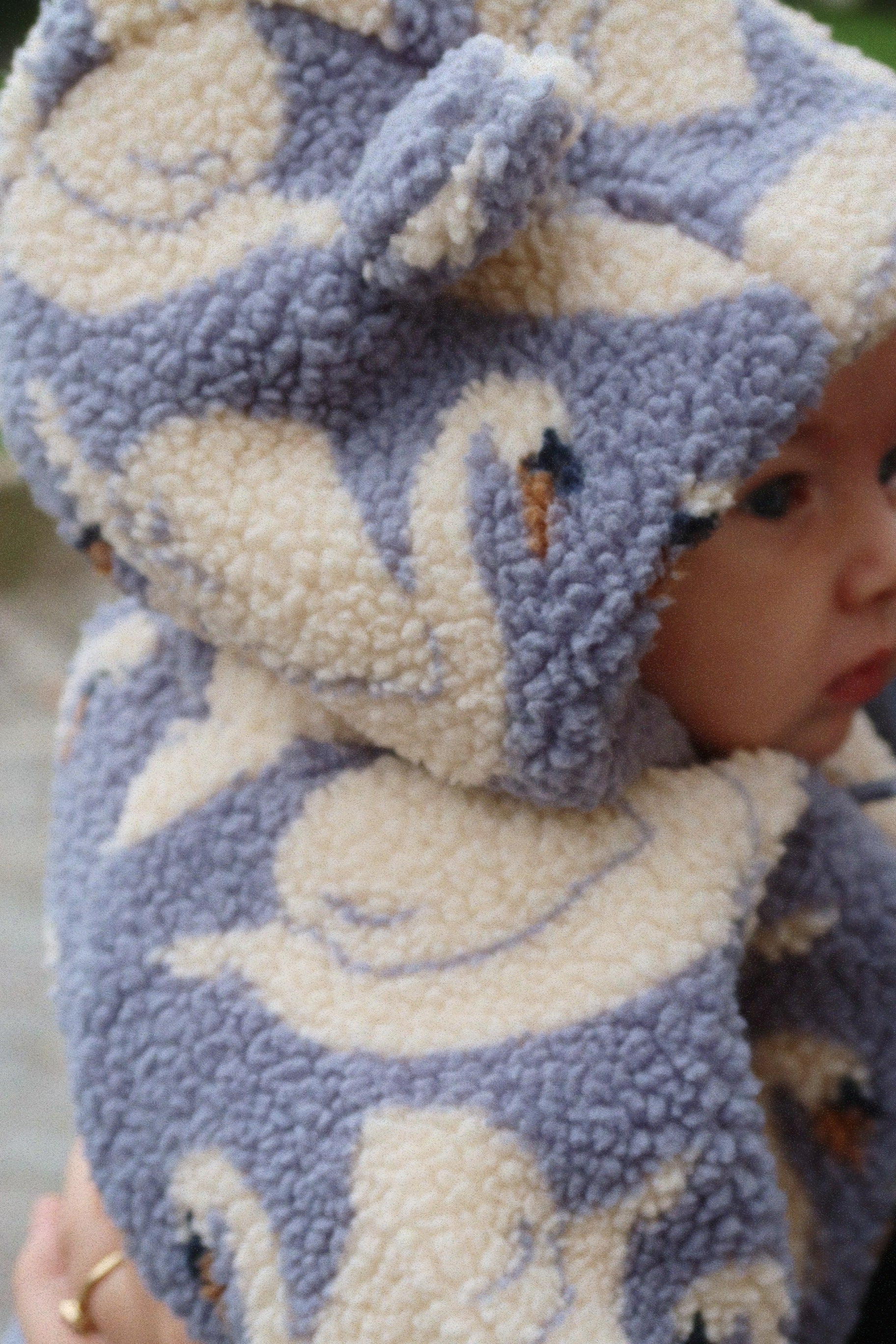 【Konges Sløjd】JODY TEDDY ONESIE GRS - SWAN