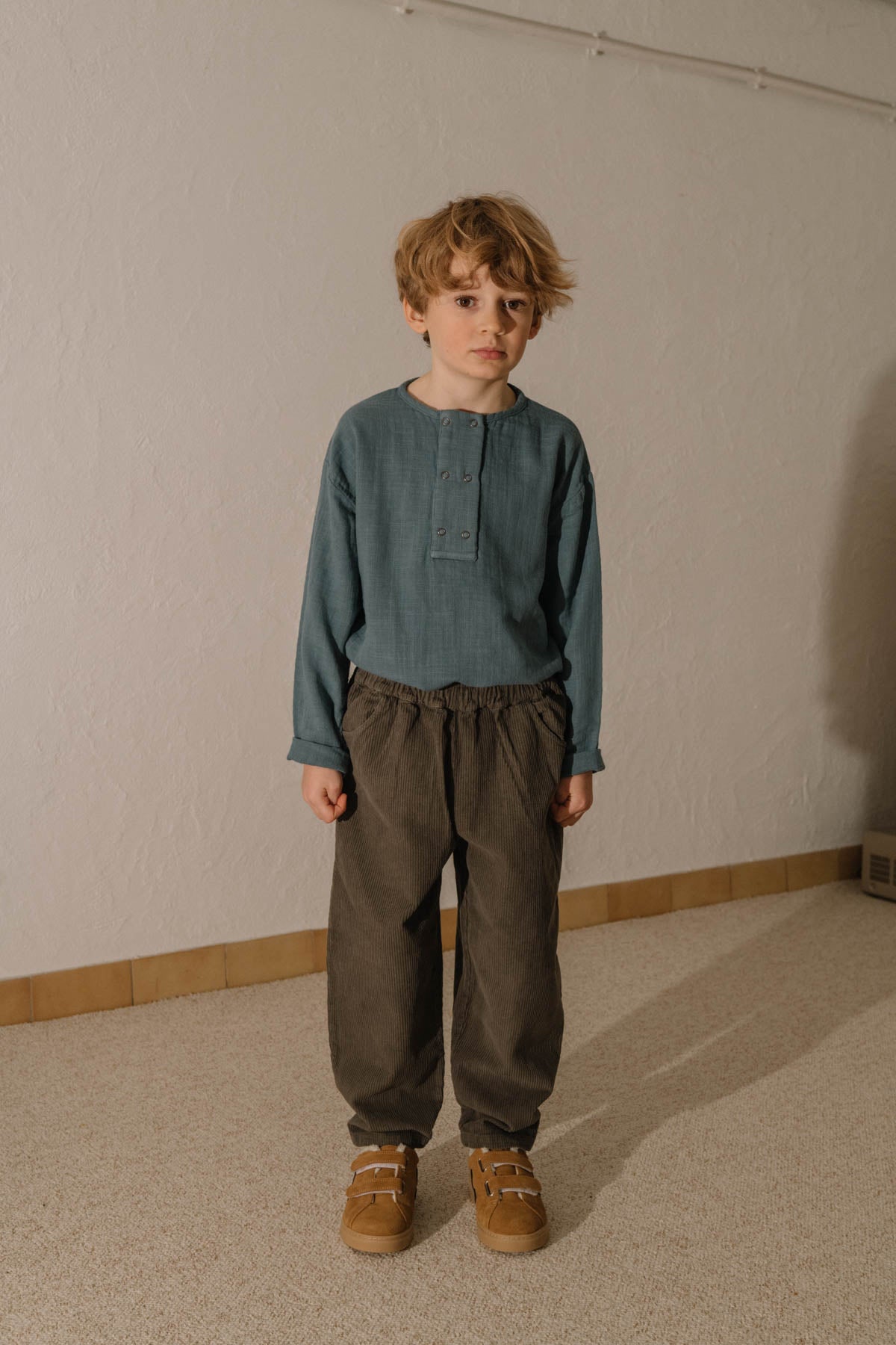【STUDIO BOHEME】CARROT PANTS - DARK TAUPE