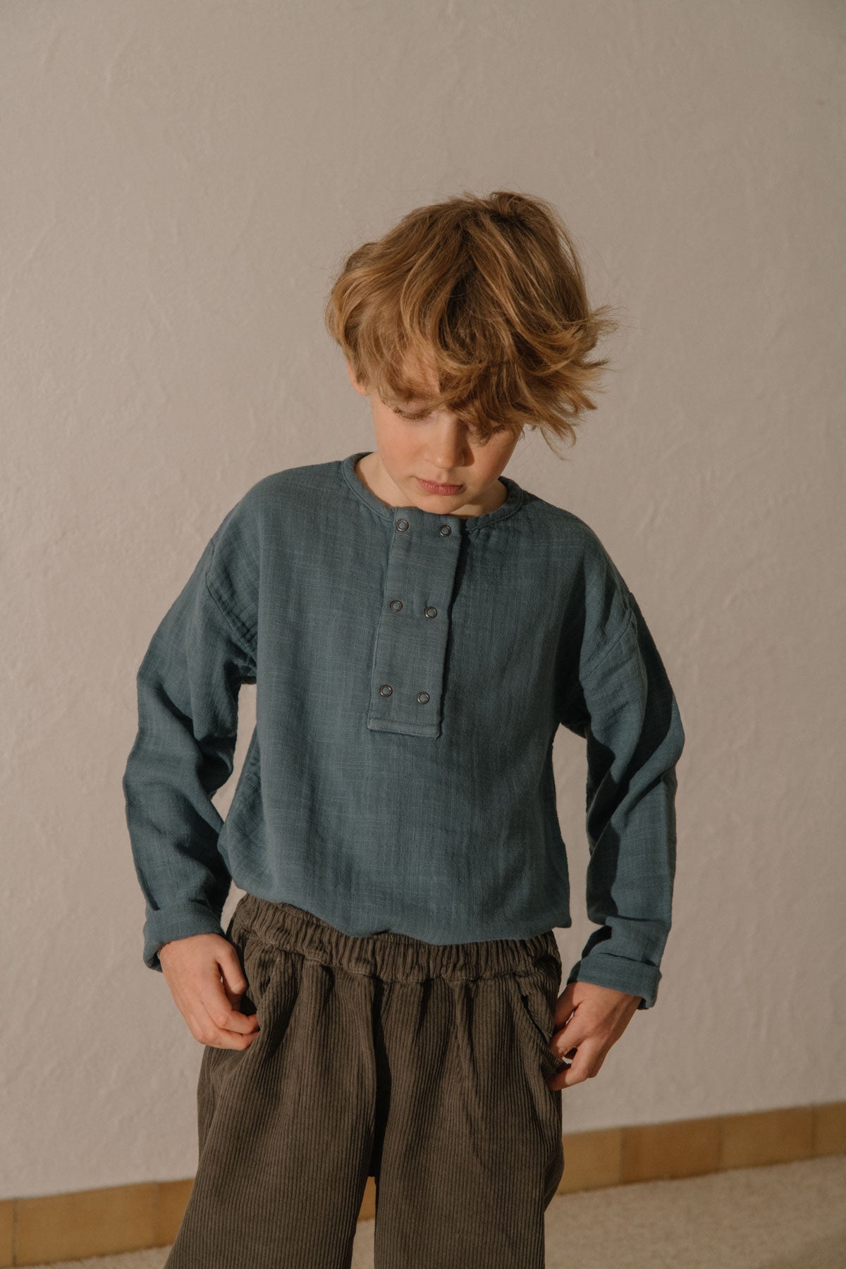 【STUDIO BOHEME】ROMÉO KURTA - GREY BLUE