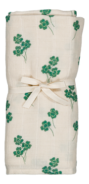 【STUDIO BOHEME】DOUDOU XL SWADDLE - ECRU / CLOVERS
