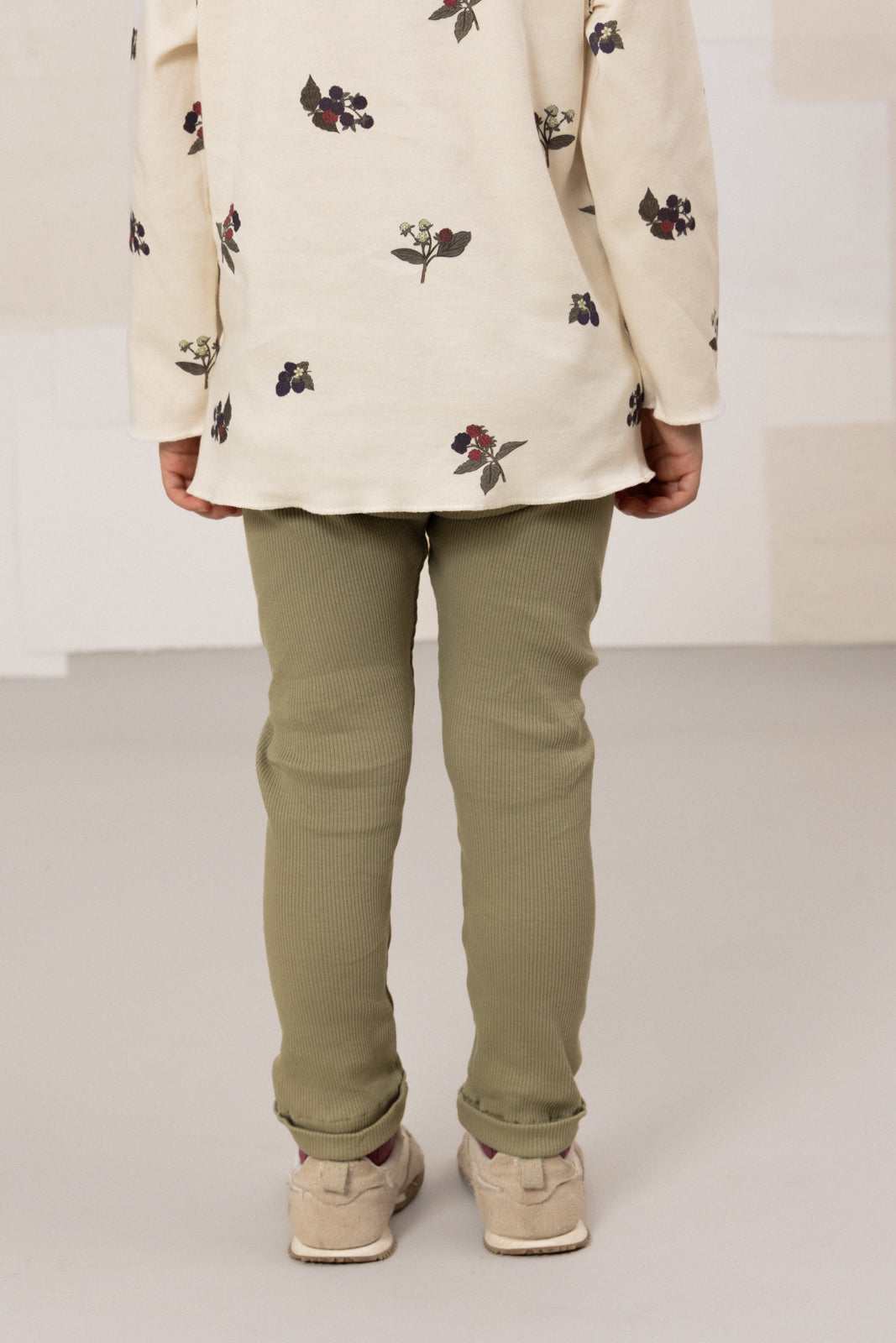 【STUDIO BOHEME】ROM POM LEGGINGS - GREEN ALOE