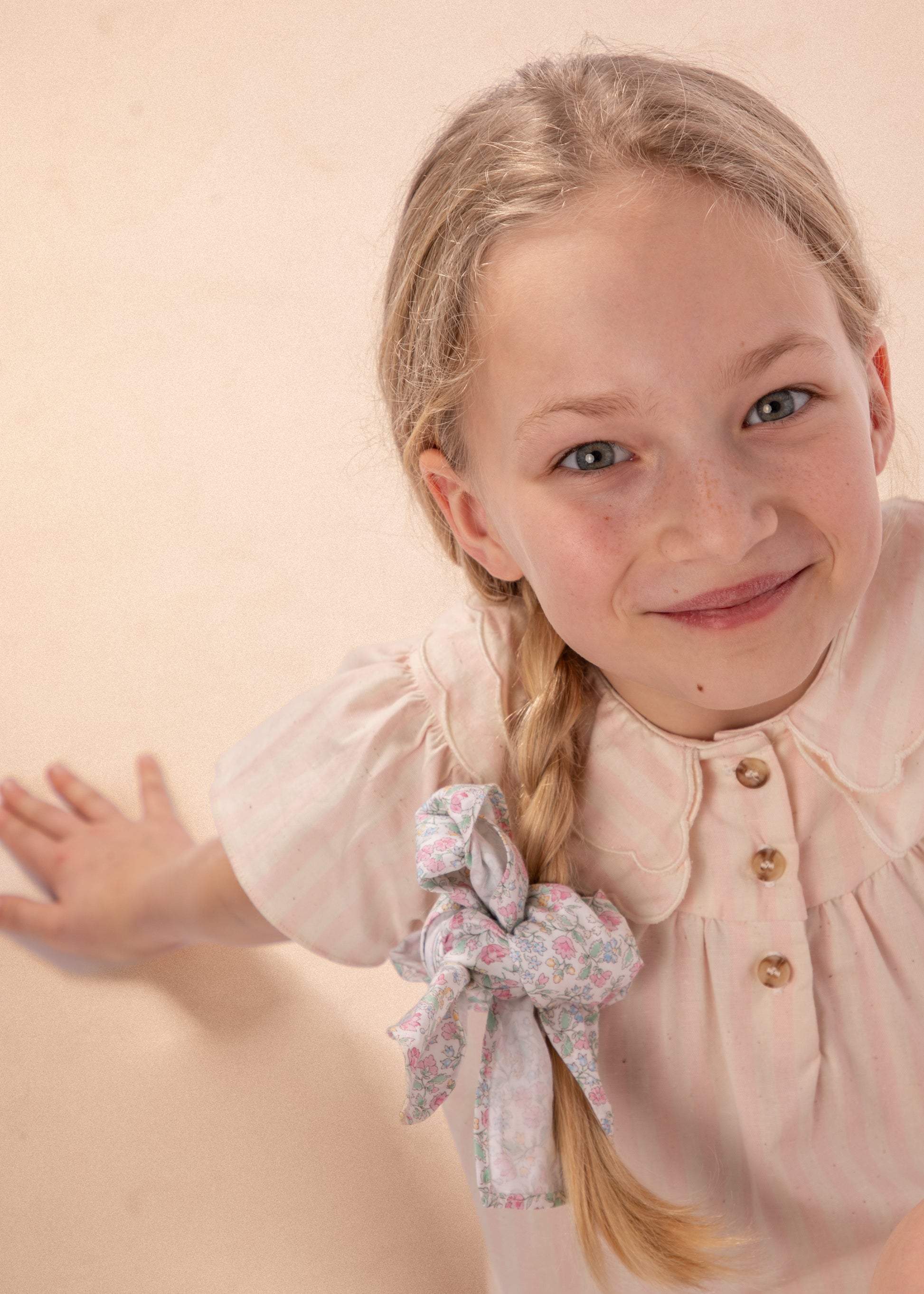 【LOIR paris】ロワール CARMEN - LIGHT PINK STRIPES