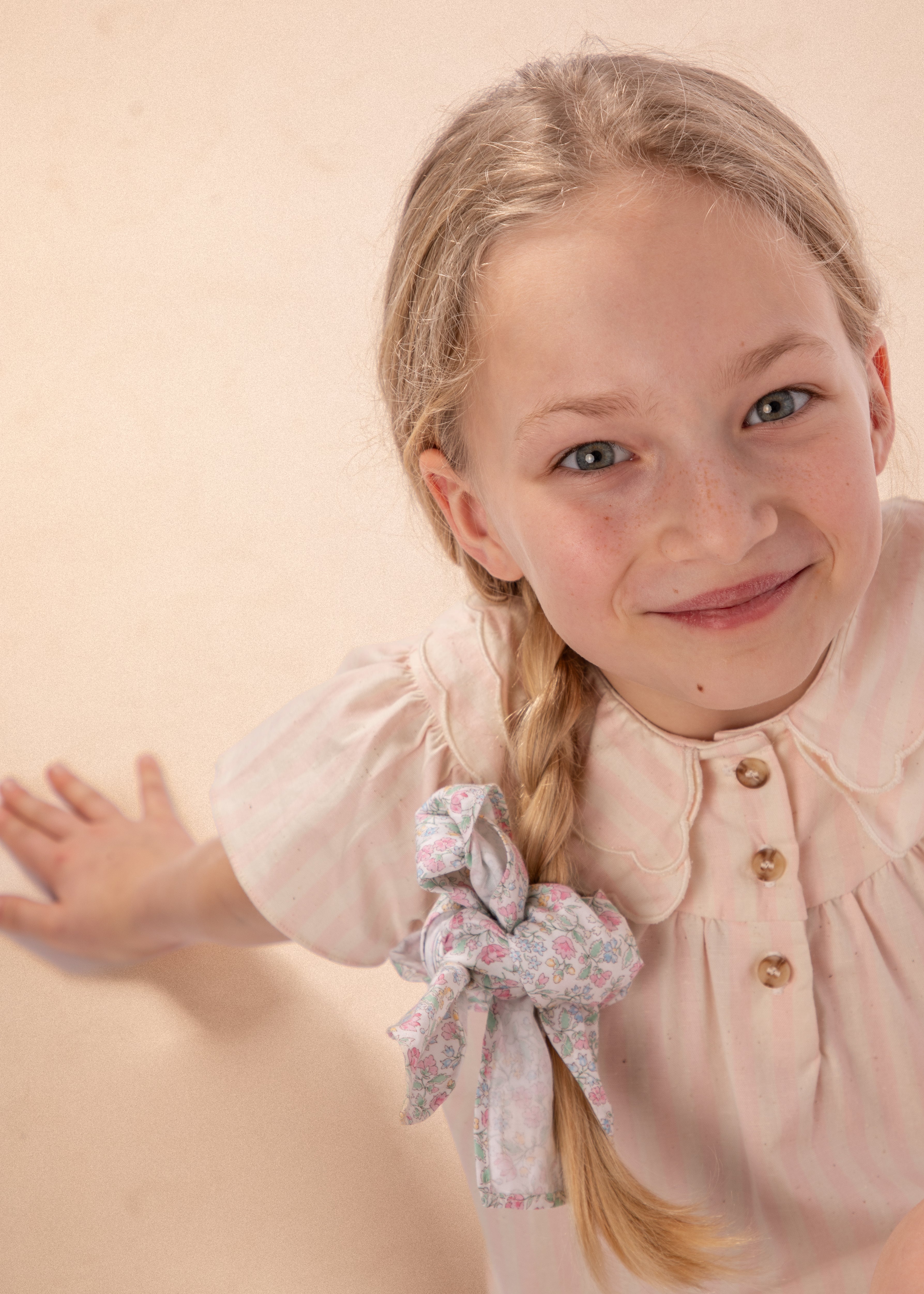 【LOIR paris】ロワール CARMEN - LIGHT PINK STRIPES