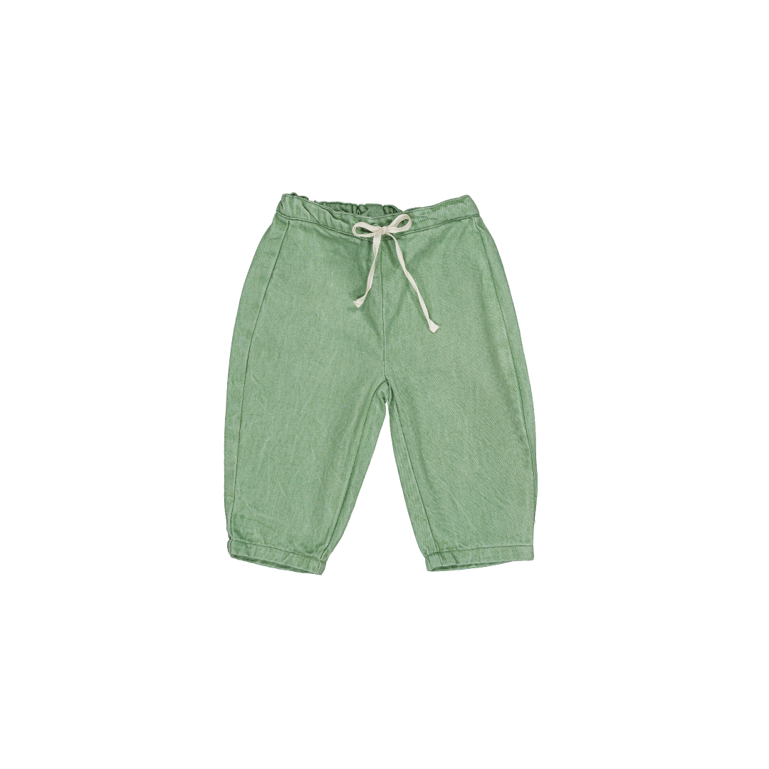 LOIR paris ロワール GREGOIRE デニムオーバーオール LIGHT GREEN DENIM 若草色