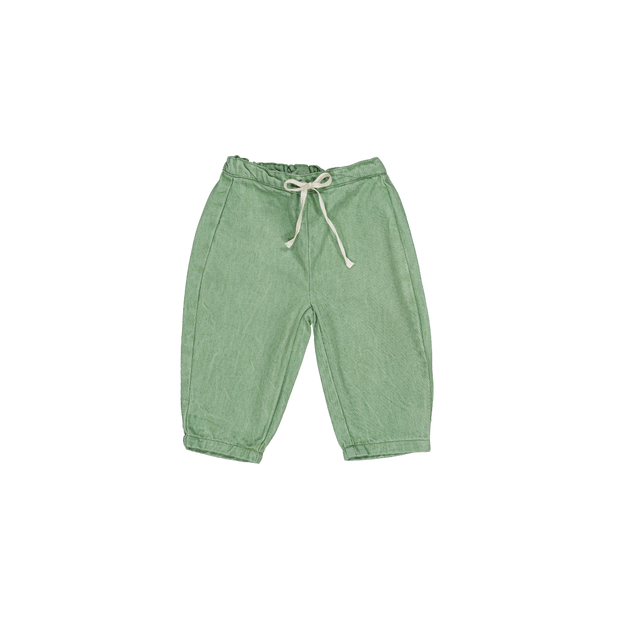 LOIR paris GREGOIRE LIGHT GREEN DENIM 若草色 詳細