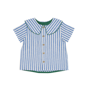 【LOIR paris】ロワール LORETTE - LARGE BLUE STRIPES