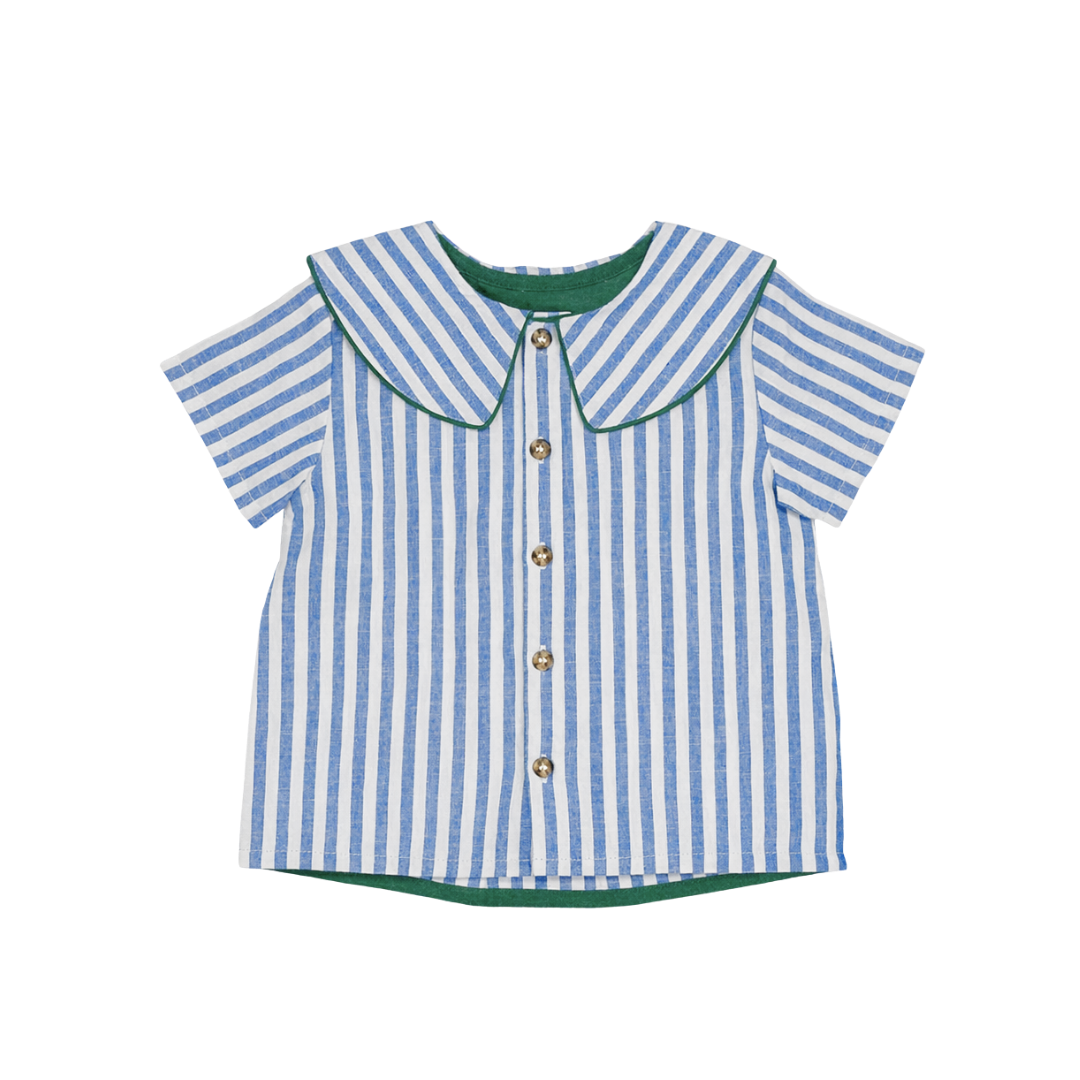 【LOIR paris】ロワール LORETTE - LARGE BLUE STRIPES