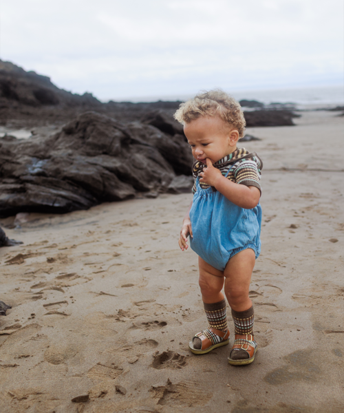 【MABLI】CARAVAN NECKTIE - TREE HOUSE STRIPE