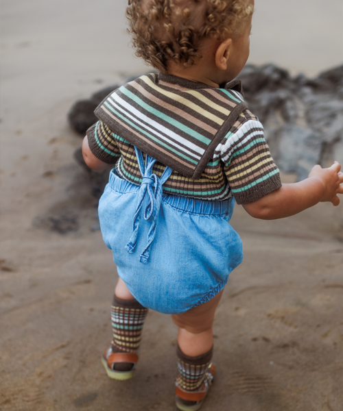 【MABLI】CARAVAN NECKTIE - TREE HOUSE STRIPE