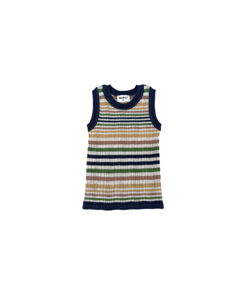 【MABLI】CARAVAN VEST - NAUTICAL STRIPE