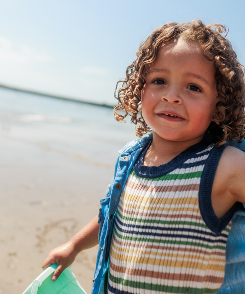【MABLI】CARAVAN VEST - NAUTICAL STRIPE