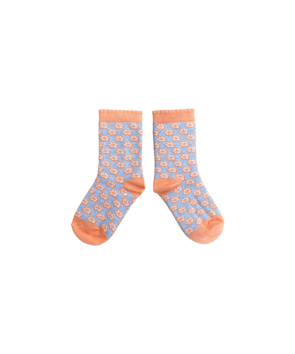 【MABLI】DONUT SHORT SOCKS - LIGHT CHAMBRAY