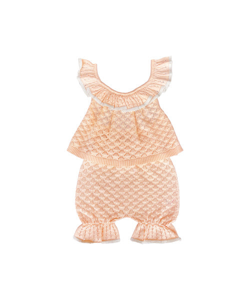 MABLI ELENA ベスト ブルマ セットアップ ブラッシュピンク SS26新作