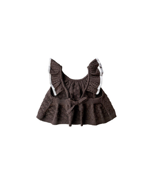 【MABLI】ELENA VEST + BLOOMERS SET - DRIFTWOOD MELANGE