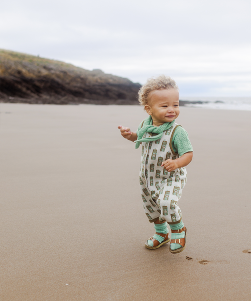 【MABLI】JUICE BOX ROMPER - GREEN APPLE