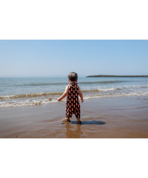 【MABLI】JUICE BOX ROMPER - RED APPLE