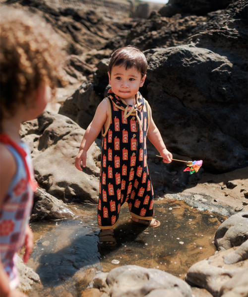 【MABLI】JUICE BOX ROMPER - RED APPLE