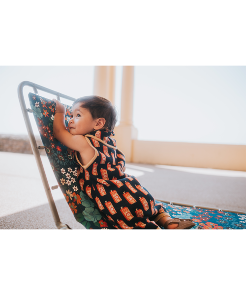 【MABLI】JUICE BOX ROMPER - RED APPLE