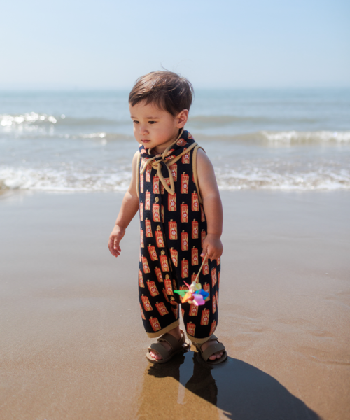 【MABLI】JUICE BOX ROMPER - RED APPLE