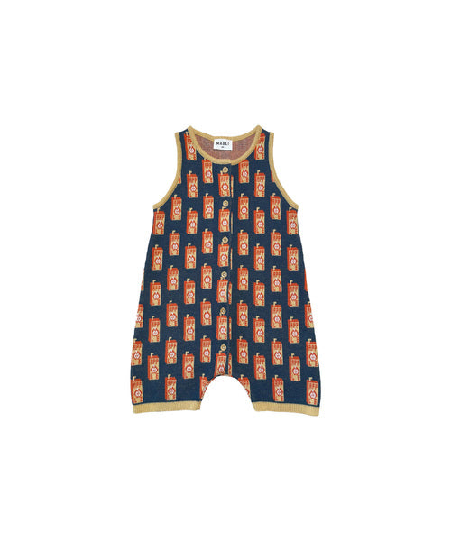 【MABLI】JUICE BOX ROMPER - RED APPLE