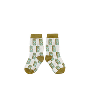 【MABLI】JUICE BOX SHORT SOCKS  - GreenApple